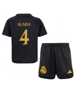 Real Madrid David Alaba #4 Alternativní dres pro děti 2023-24 Krátký Rukáv (+ trenýrky)